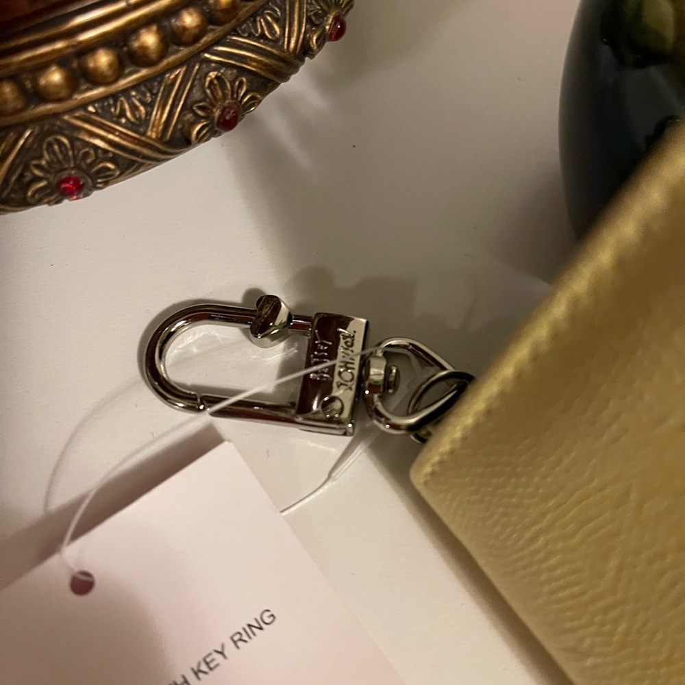 Betsy Johnson YELLOW Card Case with Key Ring - Picture 6 of 10